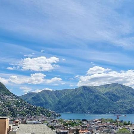 Lugano Lakeview Apartment With Self Check-In & Private Parking On Request Екстер'єр фото
